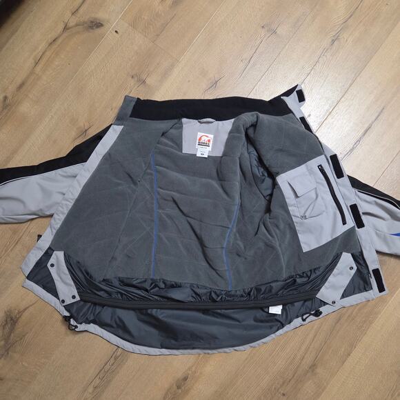 Sorel Alpha Trac Parka Waterproof Insulated Coat  Asphalt Blue Ski Snow EUC M - Picture 9 of 16